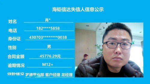 公司动态 | 海钜信达关于第230期网贷失信人信息公示的公告